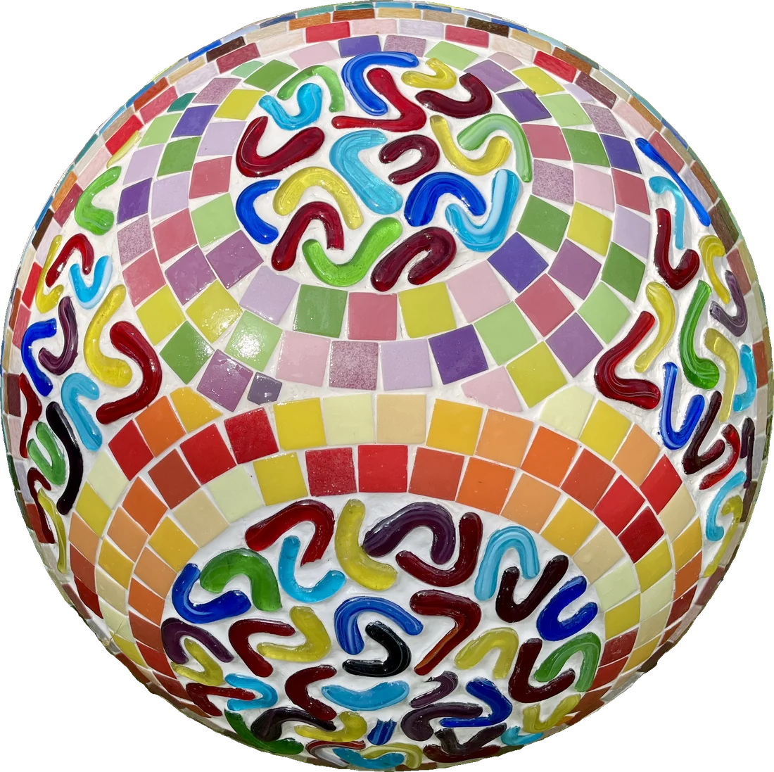 Boule en mosaïque